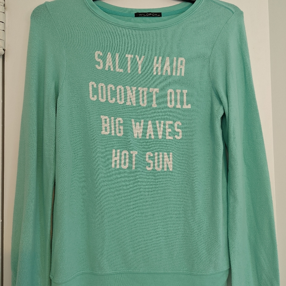 Wildfox salty hair sweatshirt